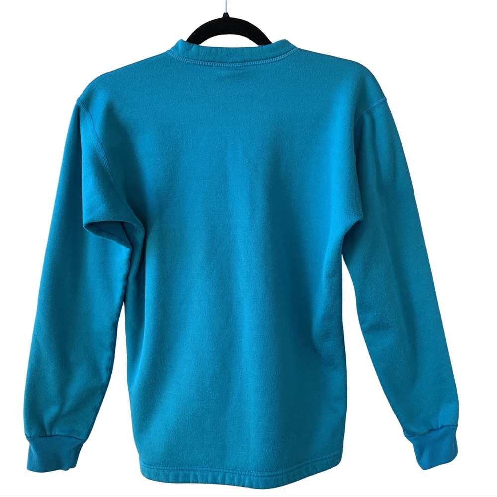 Men's Vintage Patagonia Capilene Teal Sweater Size Small - Picture 2 of 6